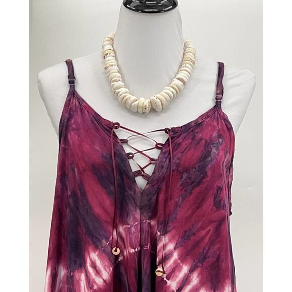 Beach Boho Romper Gypsy Overall Wide Leg The Kau wela Mini Romper Black & White - Picture 2 of 12